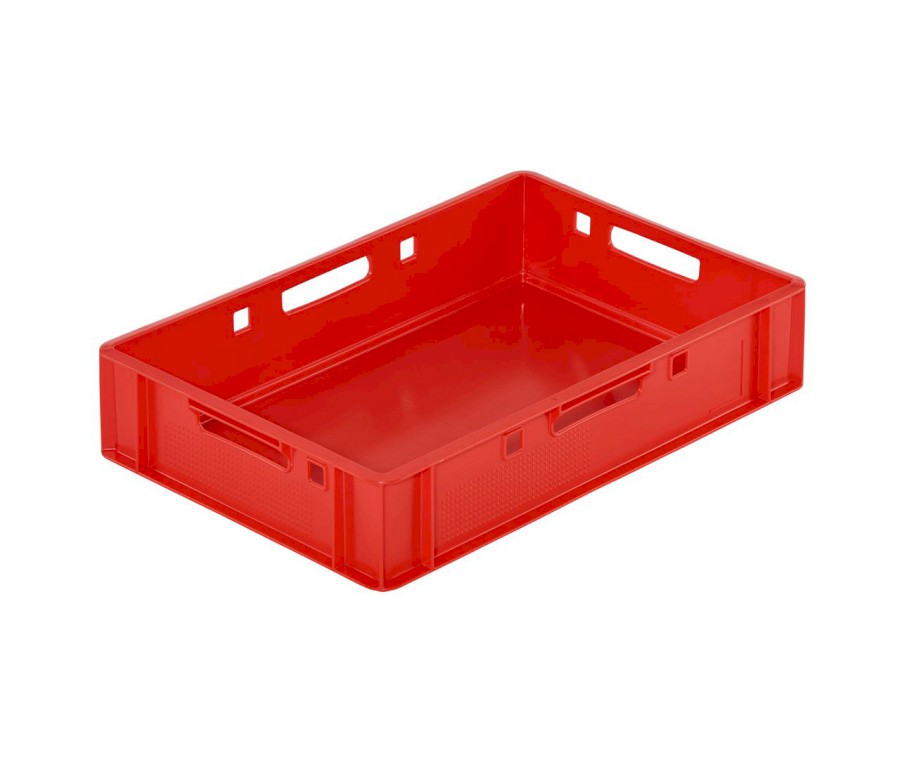 Přepravka E1 červená, OÚ, uzavřená